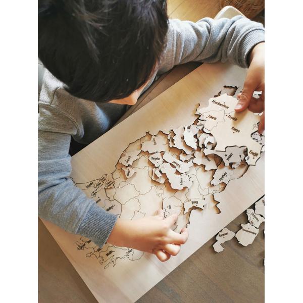 Wooden Turkey Map, JIGSAW PUZZLE, Puzzle BOXLESS - (54x100cm)
