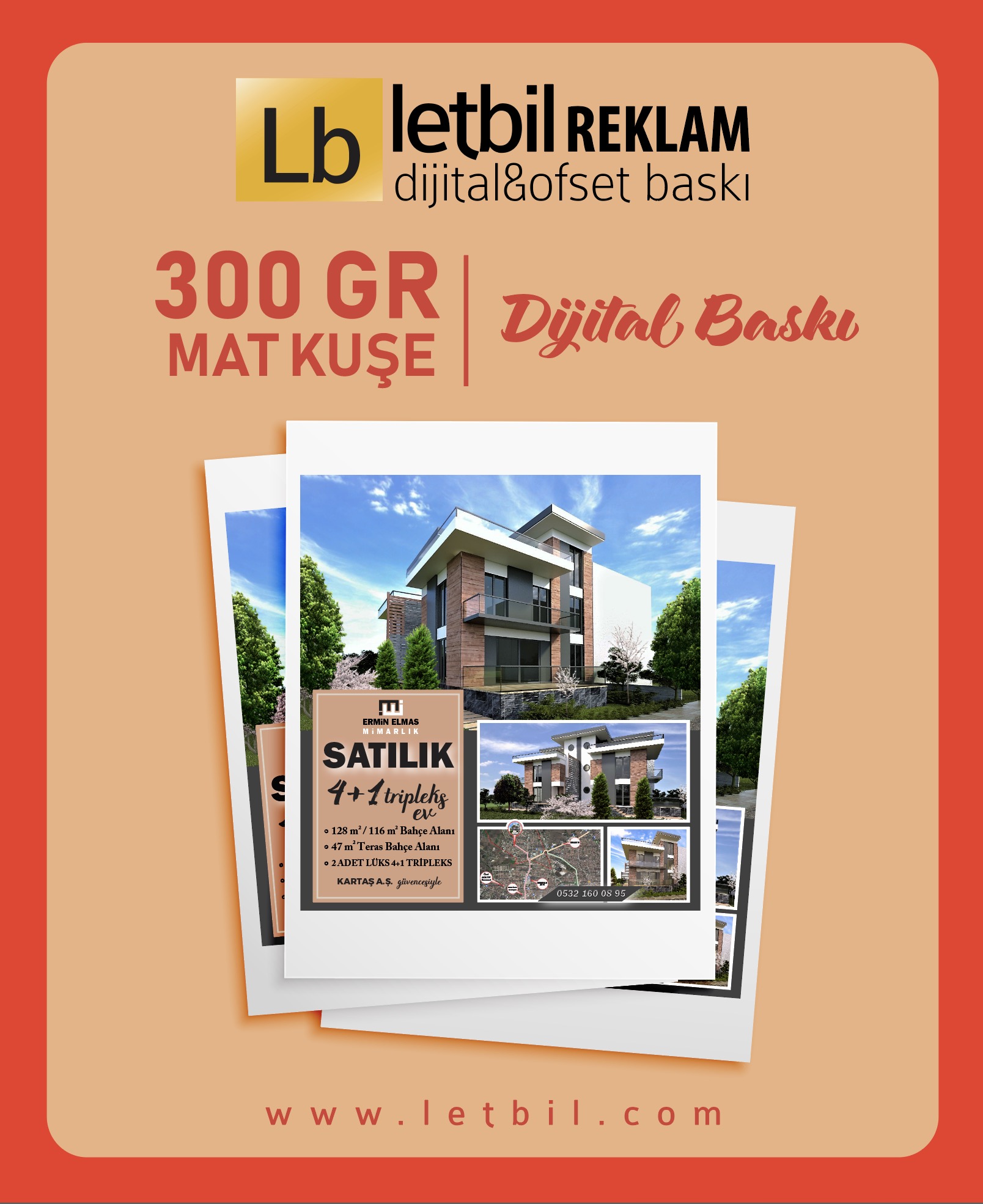 Renkli Dijital Baskı & Kopyalama  - 33x48cm - 300 gr - 100 Adet
