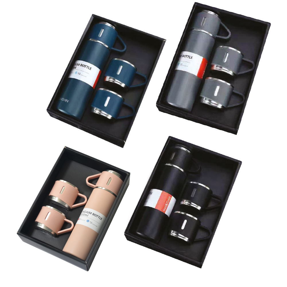 Termos 500 ml 3’lü Set-Gri