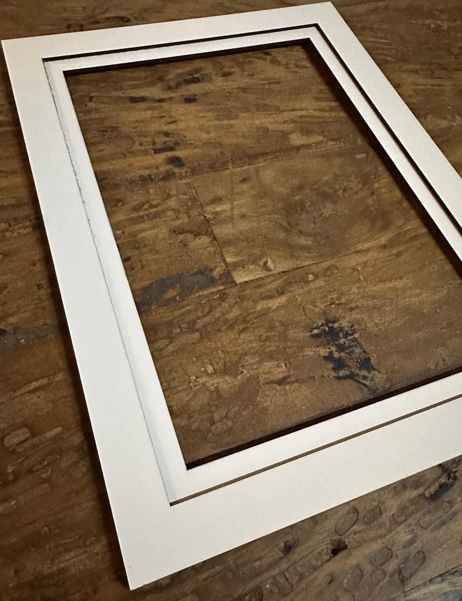 Beyaz Boş MDF Çerçeve,  Standart - 20x28cm