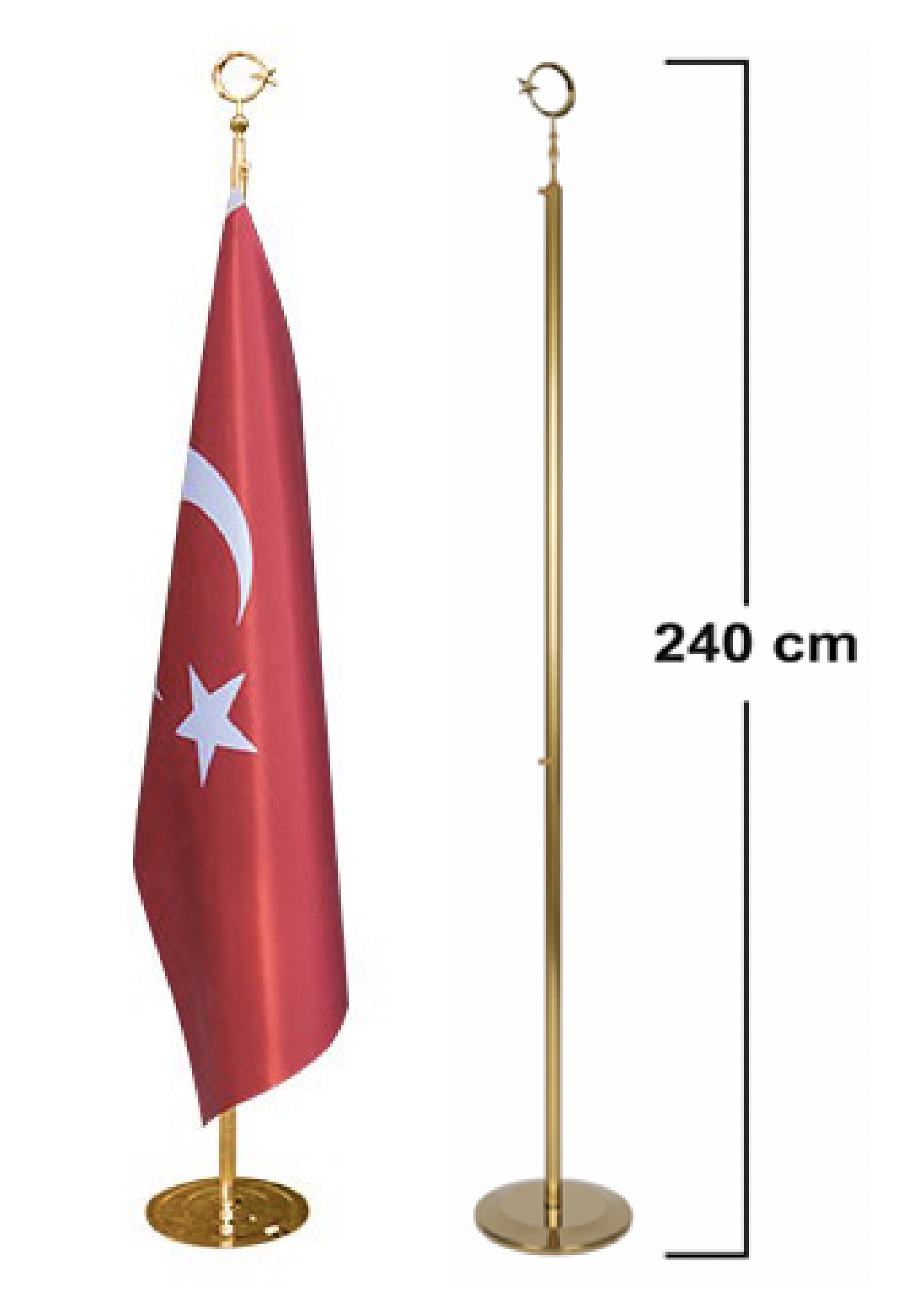 Logo%20Baskılı,%20Altın%20Sarı%20Makam%20Bayrağı