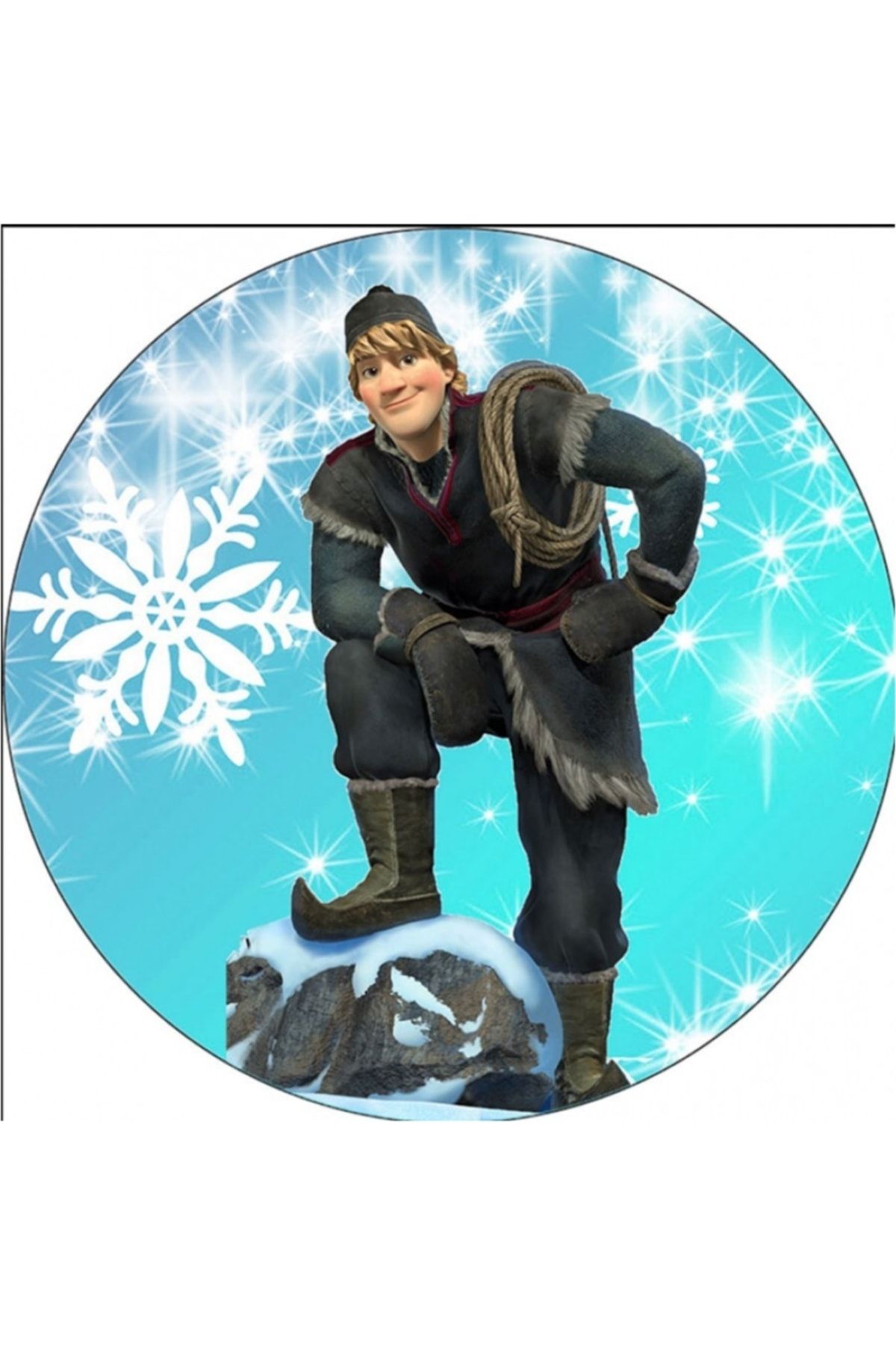 Kristoff Frozen 3cm - 100 Adet Opak Etiket