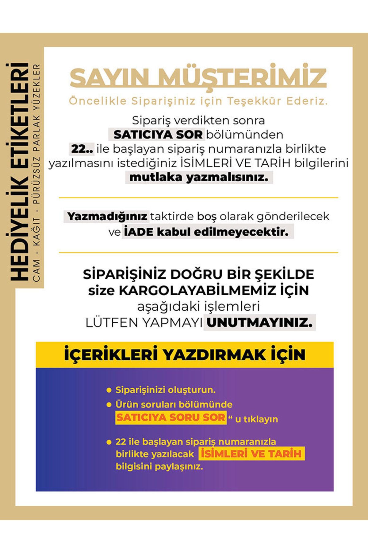 Fiyonklu Doğum Günü Etiketi - 5cm - 100 Adet Folyo Sticker