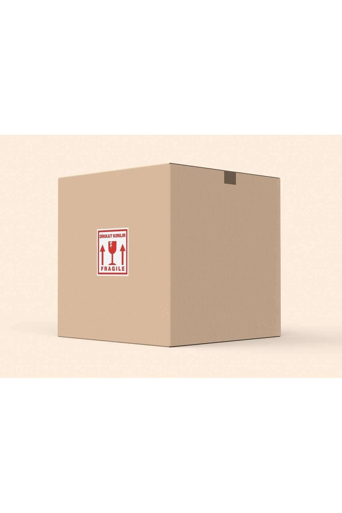 Kırılgan Ürün Uyarı Etiketi, Folyo Suya Dayanıklı Etiket 10 Cm - 150 Adet Folyo Sticker