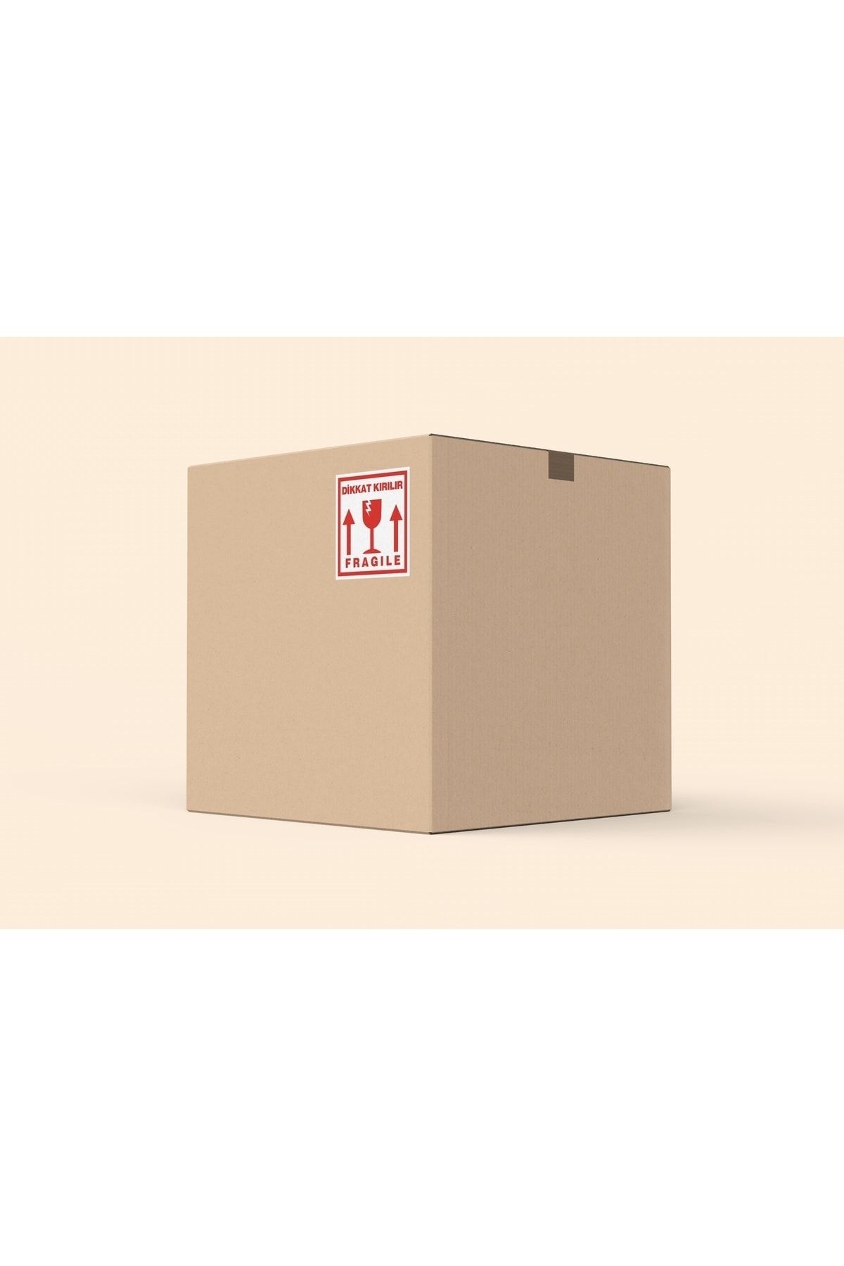 Kırılgan Ürün Uyarı Etiketi, Folyo Suya Dayanıklı Etiket 10 Cm - 150 Adet Folyo Sticker
