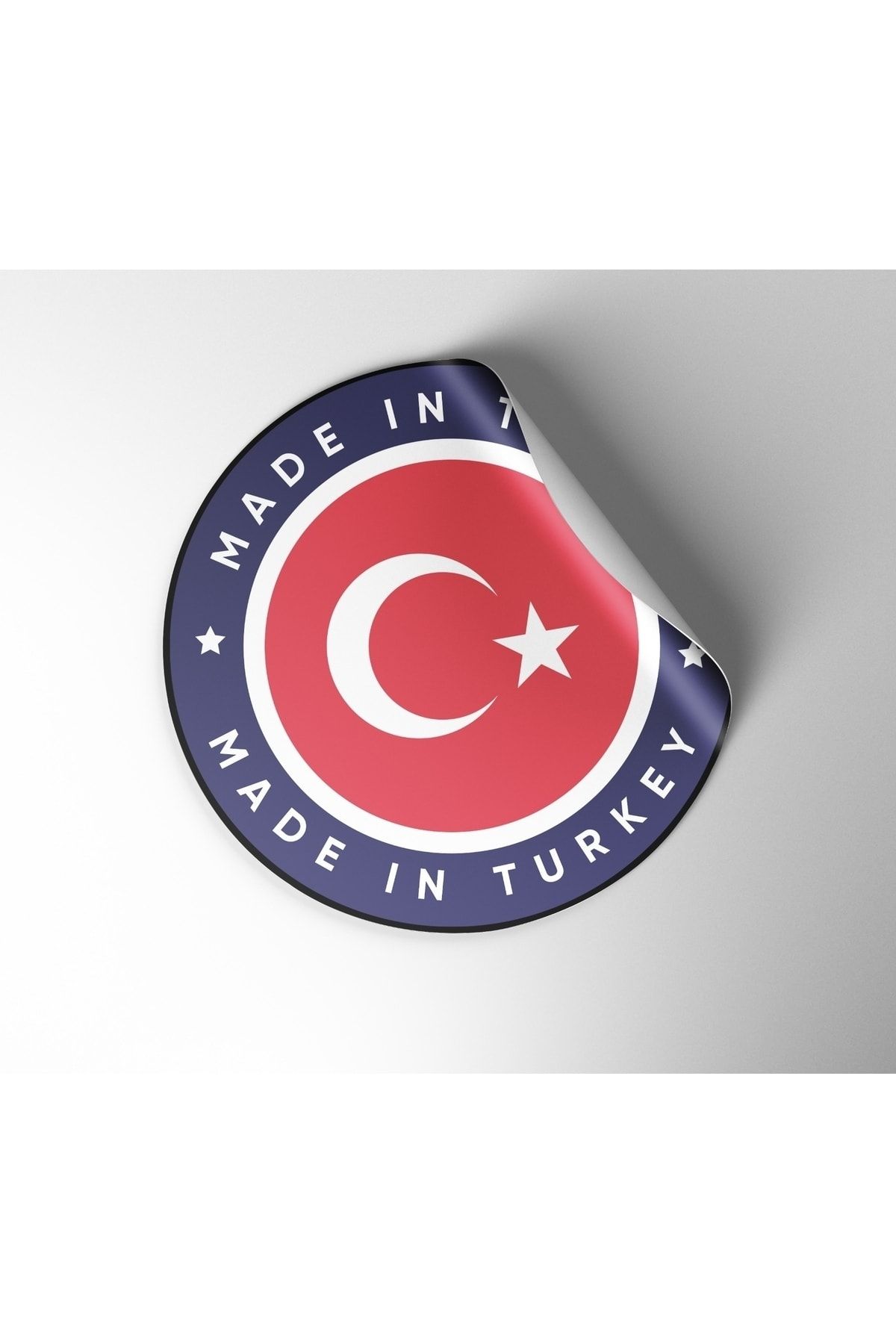Made in Turkey v2, OPAK ETİKET 4 CM - LETBİL REKLAM STİCKER