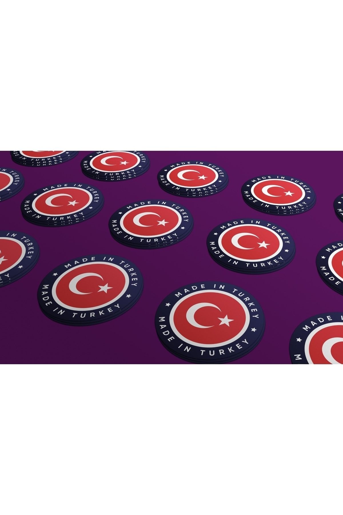 Made in Turkey v2, OPAK ETİKET 4 CM - LETBİL REKLAM STİCKER