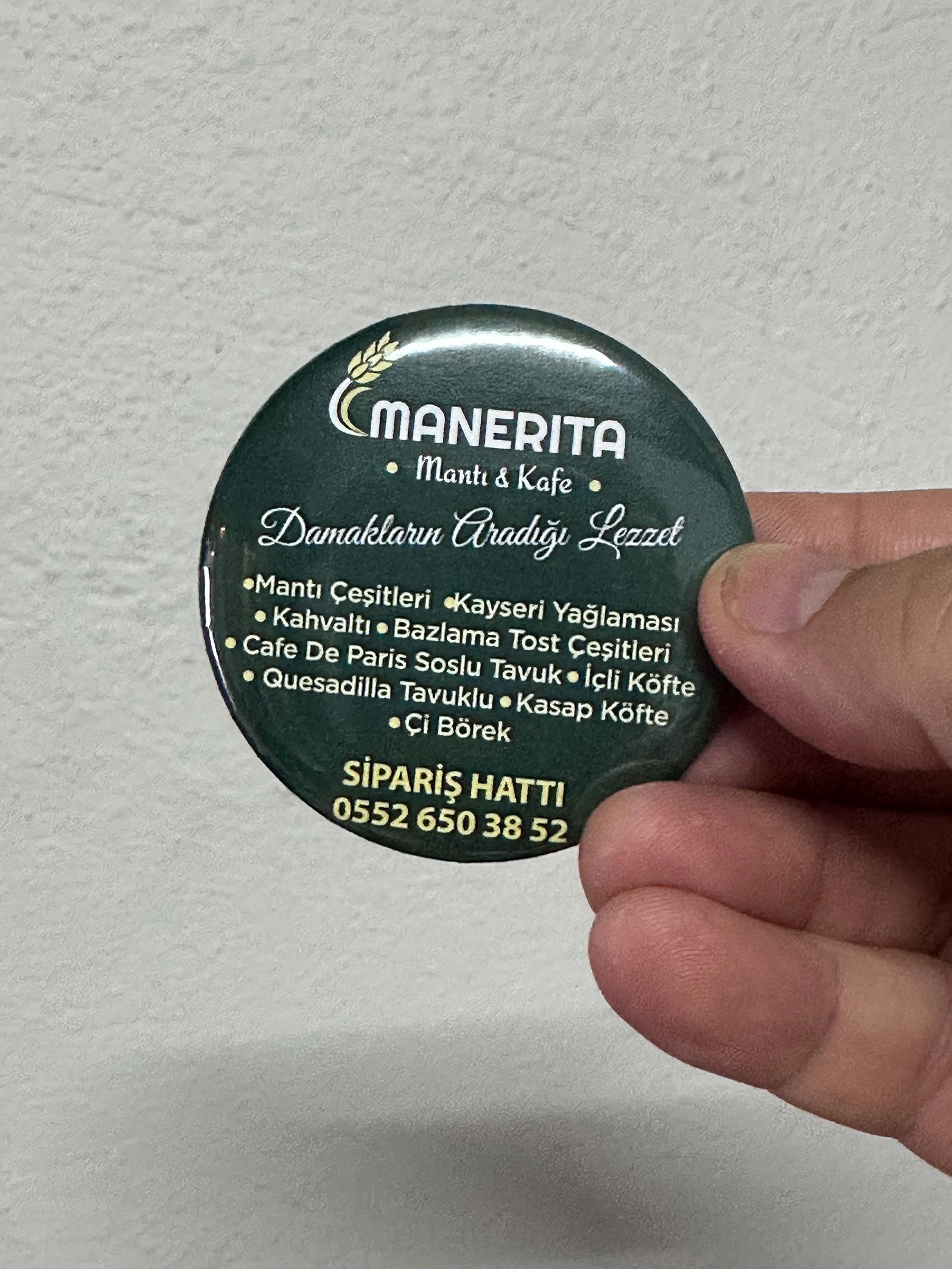 Magnetli - Mıknatıslı Buton Rozet -58 mm
