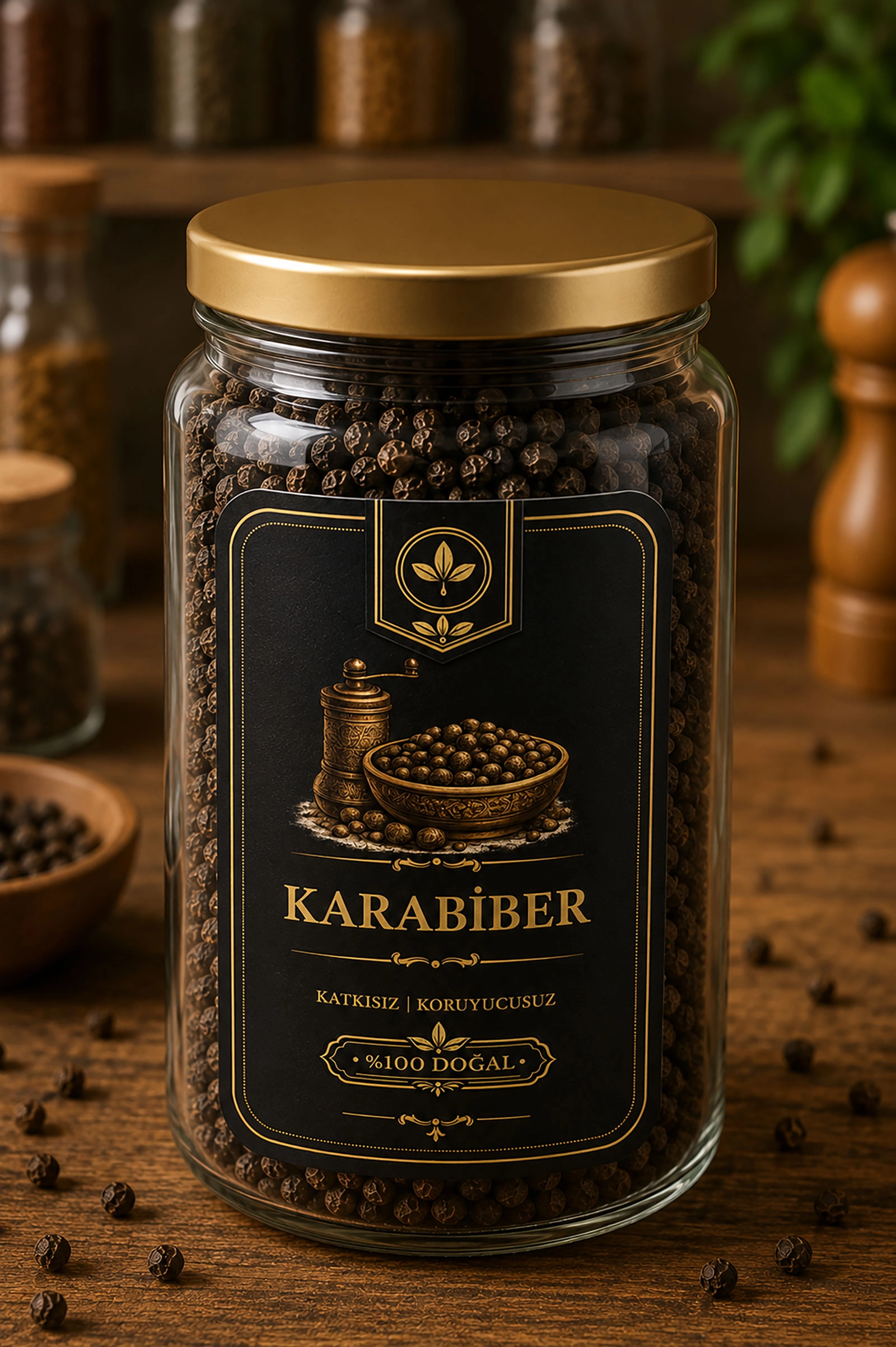 57 Çeşit Premium Baharat Etiketi Seti | Suya Dayanıklı Folyo Kavanoz Sticker