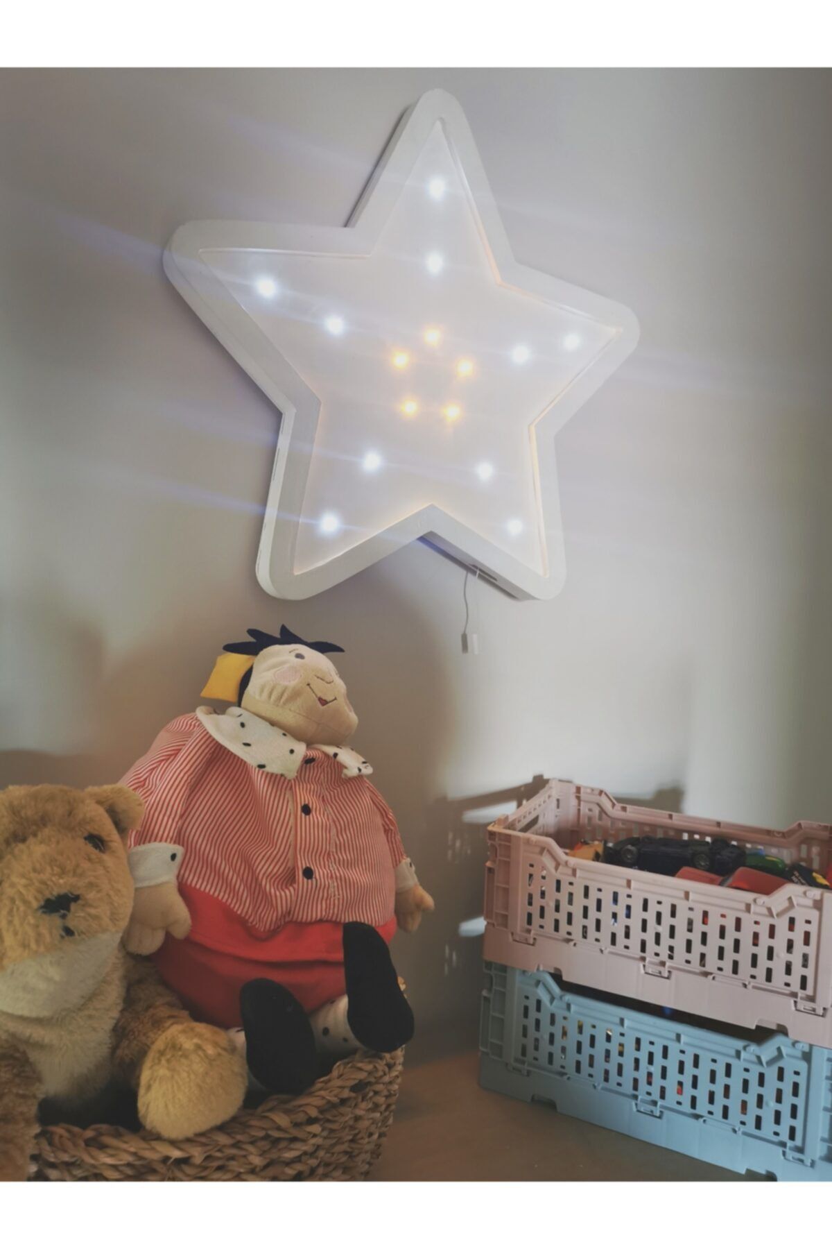 Yıldız Pilli Gece Lambası 40 cm