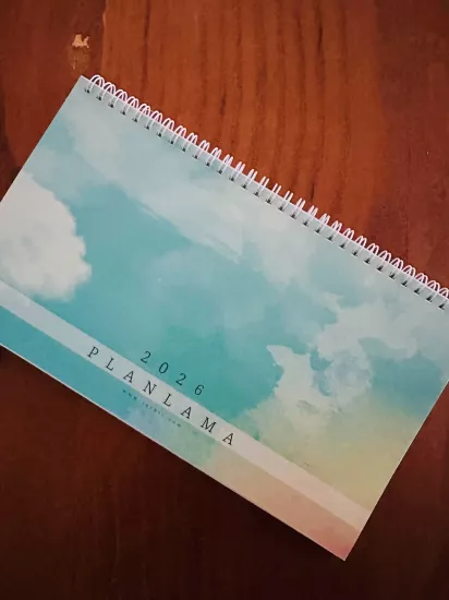 2026 Masaüstü Planlayıcı Spiralli Defter