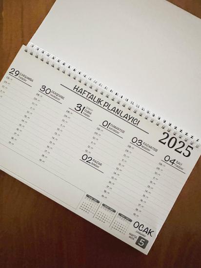 Masaüstü Planlayıcı Spiralli Defter