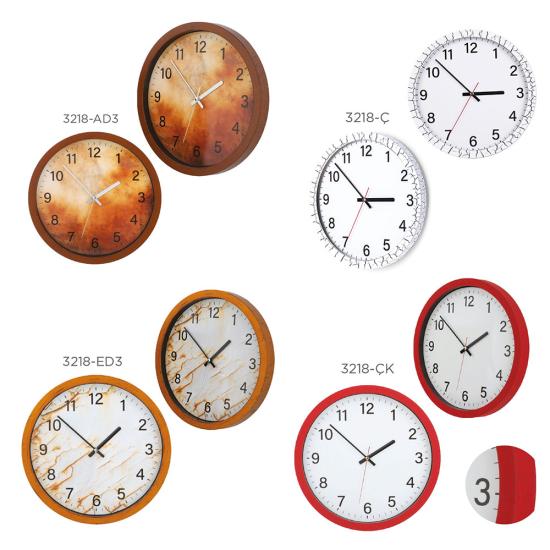 Plastik Duvar Saati Ø 350 mm