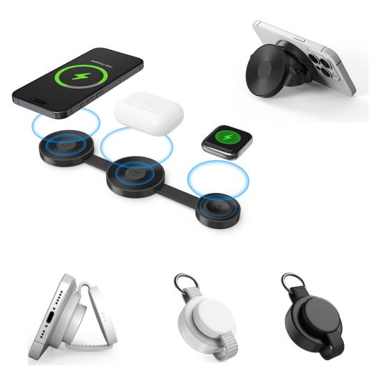 3’ü 1 Arada Wireless Kablosuz Şarj Cihazı