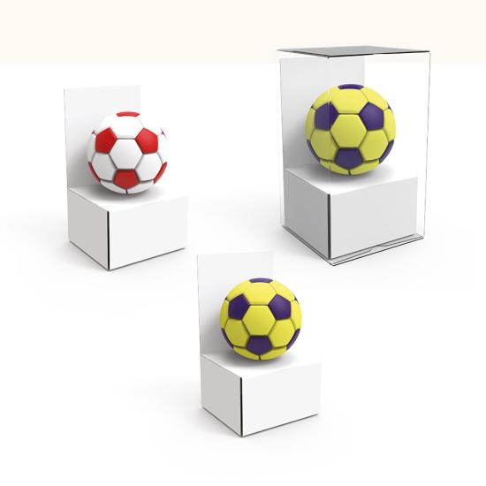 24’lü 3D Futbol Silgi Seti