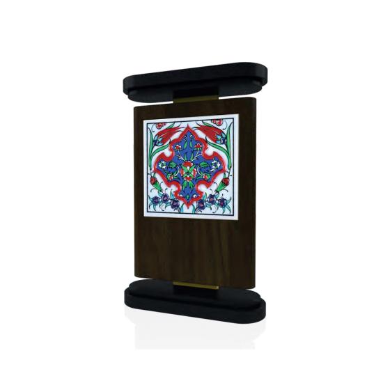 Çinili Ahşap Plaket