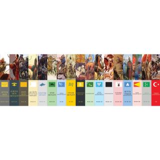 Türk Tarihi Konulu - Kanvas Tablo