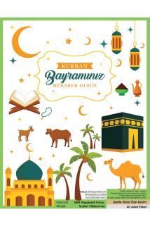 Kurban Bayramı Temalı Duvar Süsleme Seti, Standart