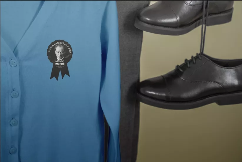 10 Kasım ATATÜRK’Ü Anma Kokart Etiketi 3 - 5x8CM