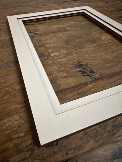 Krem Boş MDF Çerçeve