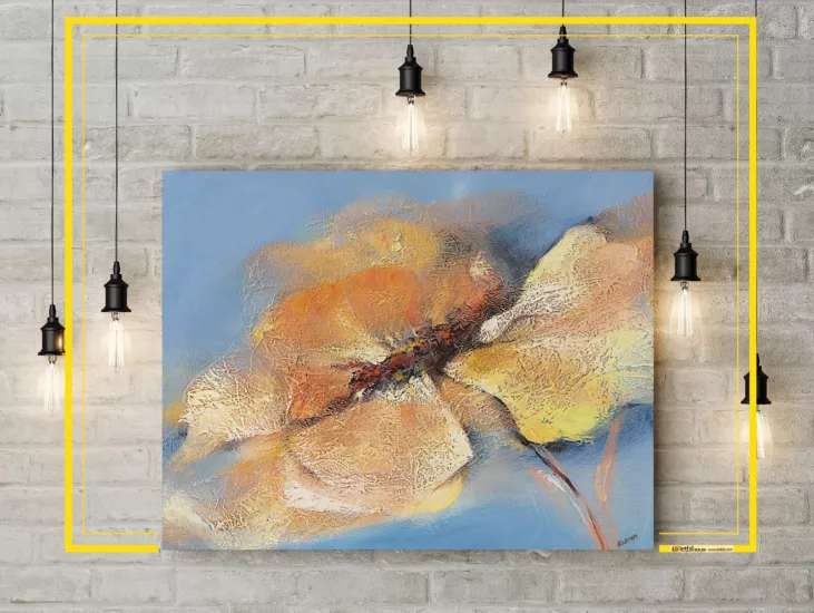 Unutma Beni Çiçeği Boyama Tablo