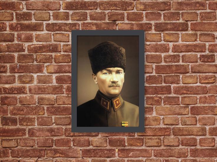 Atatürk-3, Dijital Baskı, Ahşap Tablo