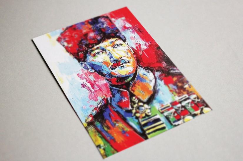 Atatürk 2, Dijital Baskı, Ahşap Tablo Baskı