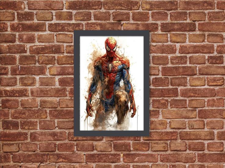 Spider Man, Örümcek Adam, Ahşap Tablo